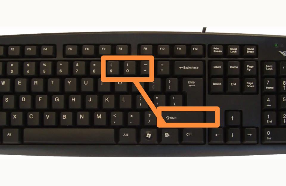 双括号在键盘上怎么打键盘上中括号怎么打出来