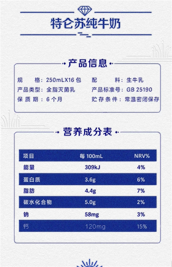 好价速囤：特仑苏纯牛奶2.6元/盒新低（商超6元）