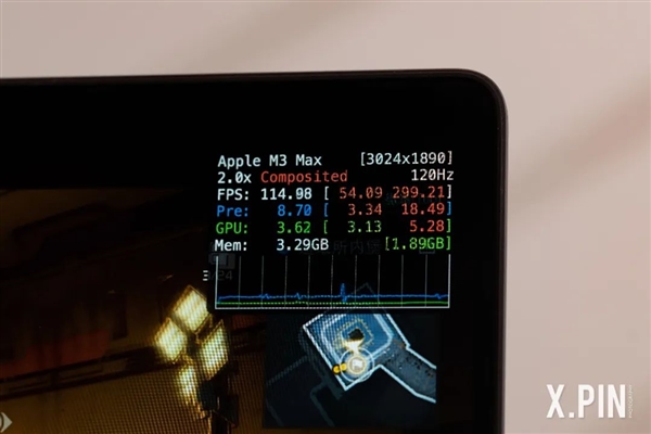 苹果M3如此之彪悍 终于可以玩游戏了