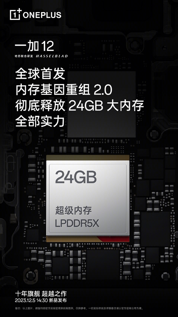 顶配24GB+1TB超越电脑！李杰：一加12绝不在性能体验上做任何妥协