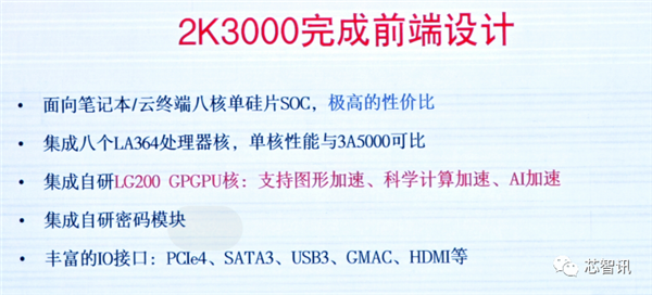 龙芯3A6000正式发布：CPU核心IP及龙架构指令系统开放授权！